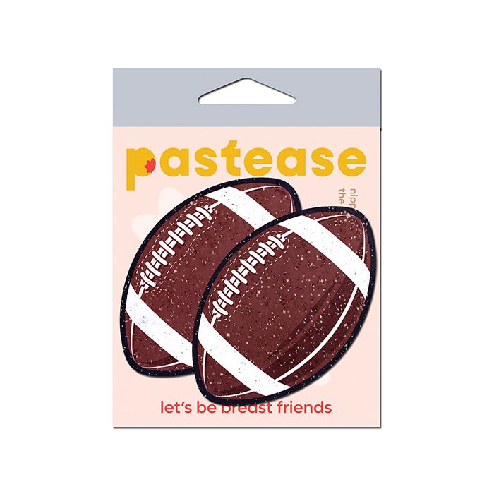 Pastease Premium Sparkly Football - Brown O/S
