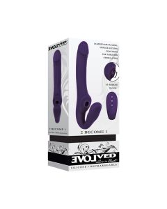 Evolved 2 Become 1 Strapless Strap On - Purple
