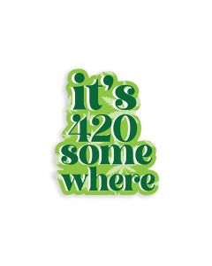 It's 420 Somewhere 420 Sticker - Pack of 3