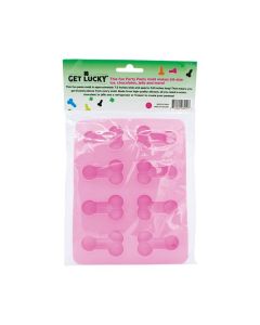 Get Lucky Penis Party Chocolate / Ice Tray - Pink